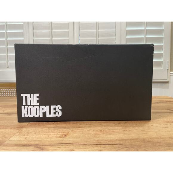 The Kooples Men's Black Leather Loafers Size 9.5 US 43 FR NIB Lizard Texture - Picture 13 of 13